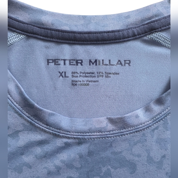 Peter Millar Crown Aurora Collection Star Dust XL Camo Sun Shirt - Picture 2 of 9